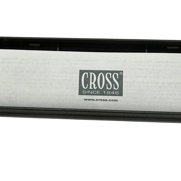 CROSS Classic Century Ballpoint Pen Chrome Lustre 3502 Green Boxed Silvertone - Picture 12 of 12